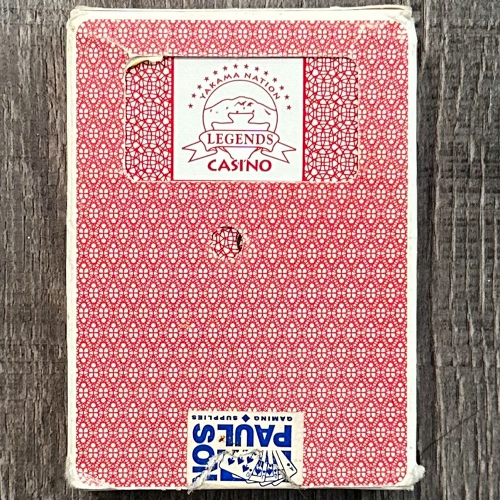 💞 Casino-Used Poker Playing Cards from Yakama Nation Legends Casino